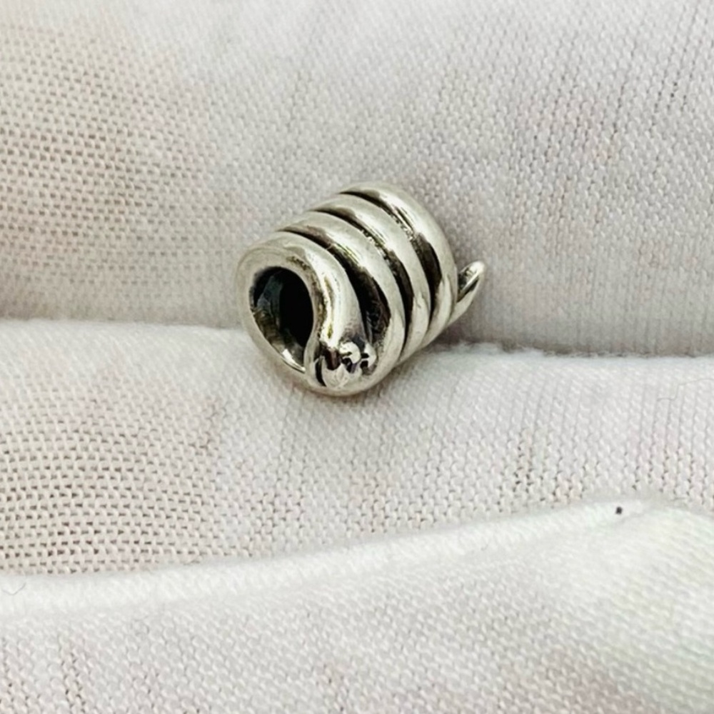 Pandora snake bead charm. Retired.